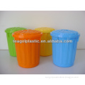 Plastic trash can with lid TG81805B
